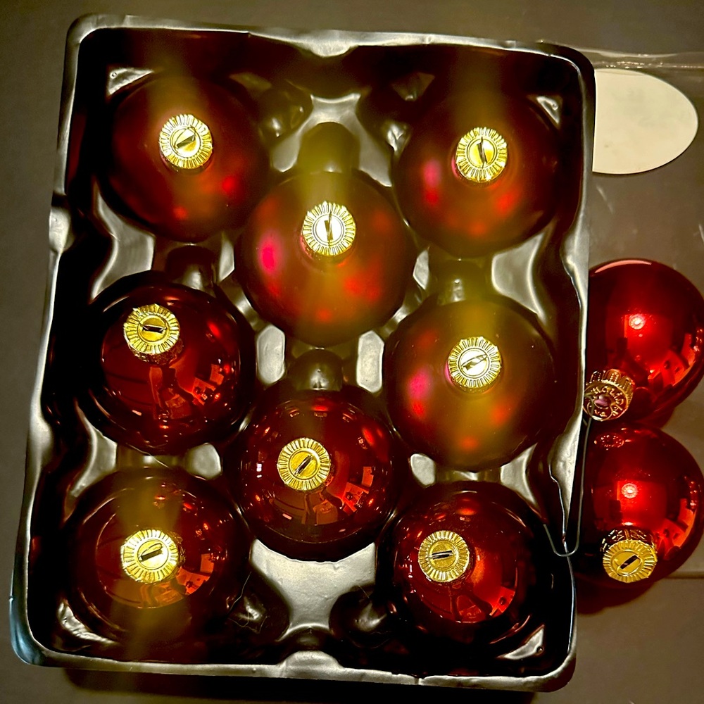 Christmas Ornaments shiny/frosted